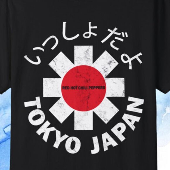 Red Hot Chili Peppers Tokyo Japan Rock Band Tour Music Fan Graphic T-Shirt 159 - Picture 2 of 5